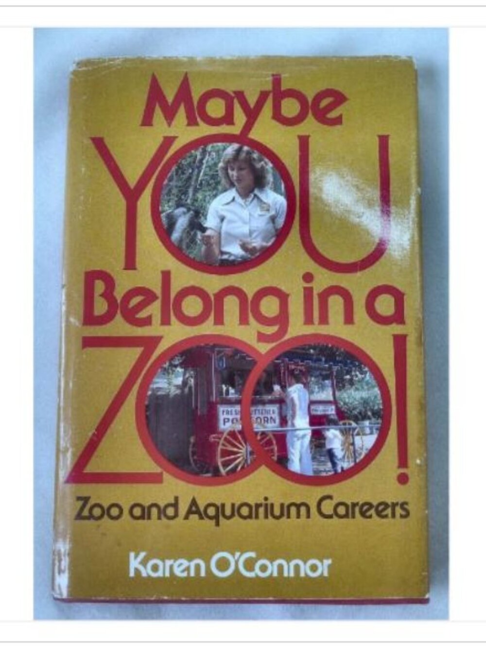 Maybe You Belong in a Zoo!: Zoo and Aquarium Careers Karen O'Connor 1982 Book